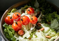 Fresh salad food photography recipe idea