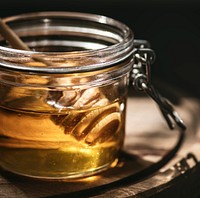 Organic honey food photography recipe idea