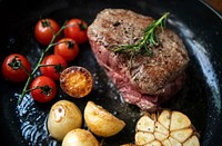 Beef tenderloin food photography recipe idea