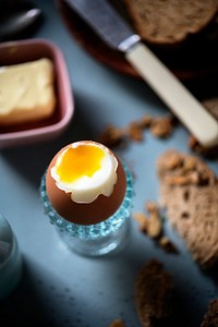 Soft boiled egg food photography recipe idea