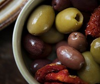 Pickled olives food photography recipe idea