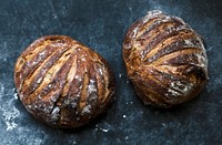 Big round loaves of bread food photography recipe ideas