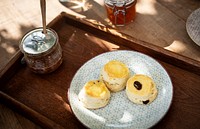 Homemade scone food photography recipe