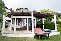 Resort with pool villa in a garden