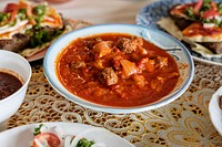 Tajine Kofta dish in Ramadan ending feast