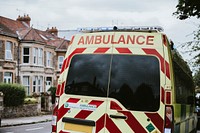 British ambulance responding to an emergency situation