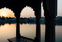 View of Pushkar lake in Rajasthan, India
