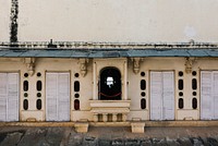 Architectural of City Palace in Udaipur Rajasthan, India
