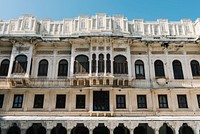 Architecture of City Palace in Udaipur Rajasthan, India