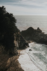 View of  Big Sur coast in California, USA