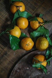 Fresh and ripe rangpur fruit