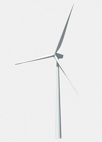 3D wind turbine, sustainable power source psd