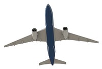 Three dimensional imageof an airplane