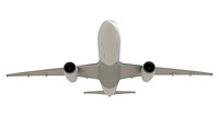 Three dimensional image<br />of an airplane