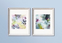 Abstract fine art print in frame