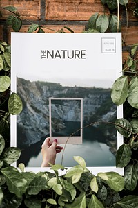 Nature magazine mockup
