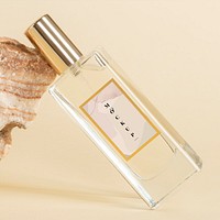Blank perfume glass bottle mockup