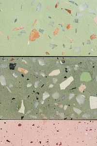 Terrazzo tile surface texture design resource 