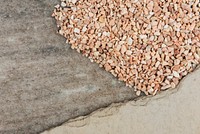 Abstract tiny brown gravel background