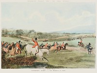 The Marquis at home (plate 3) &ndash; Tipperary glory from Moore&#39;s Tally ho! To the sports : a set of 4 sporting prints (1853) by Francis Turner, George Hunt, John Moore, and J Mackrel. Original from Museum of New Zealand. Digitally enhanced by rawpixel.