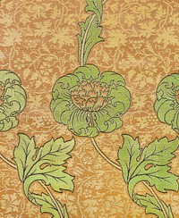 <a href="https://www.rawpixel.com/search/William%20Morris?sort=curated&amp;premium=free&amp;page=1">William Morris</a>&#39;s (1834-1896) Kennet famous pattern. Original from The MET Museum. Digitally enhanced by rawpixel.