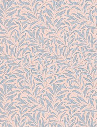 Willow Bough by <a href="https://www.rawpixel.com/search/William%20Morris?sort=curated&amp;premium=free&amp;page=1">William Morris</a> (1834-1896). Original from The MET Museum. Digitally enhanced by rawpixel.