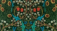 William Morris pattern wallpaper, tulip desktop background