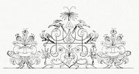 Vintage ornaments from New Modelb&uuml;ch (1615) by <a href="https://www.rawpixel.com/search/Andreas%20Bretschneider?sort=curated&amp;rating_filter=all&amp;mode=shop&amp;page=1">Andreas Bretschneider</a> (1578&ndash;1640). Original from The MET Museum. Digitally enhanced by rawpixel.