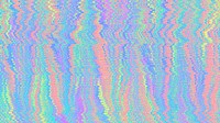 Colorful neon glitch patterned background