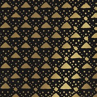 Gold geometric patterned background 