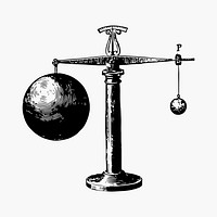 Balancing tool illustration vector