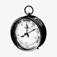 Navigation compass illustration vector