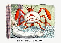 The nightmare from Un-Natural History Not Taught In Bored Schools, etc published by <a href="https://www.rawpixel.com/search/Simpkin%2C%20Marshall%20%26%20Co?sort=curated&amp;page=1">Simpkin, Marshall &amp; Co</a>. (1883). Original from the British Library. Digitally enhanced by rawpixel.