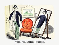 The tailor's goose from Un-Natural History Not Taught In Bored Schools, etc published by Simpkin, Marshall & Co. (1883). Original from the British Library. Digitally enhanced by rawpixel.