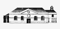 House building illustration vector