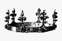 Royal crown illustration vector