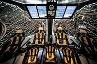 Crew Dragon Interior (2014). Original from Official SpaceX Photos. Digitally enhanced by rawpixel.