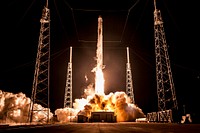 CRS&ndash;15 Mission (2018). Original from Official SpaceX Photos. Digitally enhanced by rawpixel.
