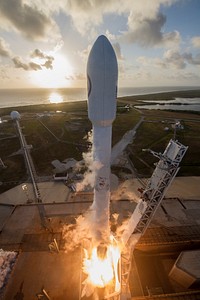 NROL&ndash;76 Mission (2017). Original from Official SpaceX Photos. Digitally enhanced by rawpixel.