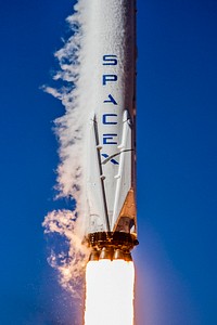 Iridium&ndash;1 Launch (2017). Original from Official SpaceX Photos. Digitally enhanced by rawpixel.