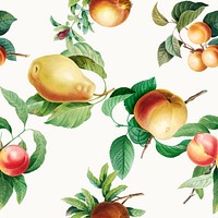 Hand drawn fruits wallpaper illustration