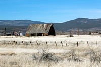 An old hay barn on the outskirts of Susanville, seat of Lassen County, California. Original image from Carol M. Highsmith&rsquo;s America. Digitally enhanced by rawpixel.