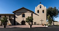 Santa In&eacute;s Mission in Santa Ynez California, one of 21 Spanish missions in California built as religious and military outposts by Spanish Catholics of the Franciscan Order between 1769 and 1823.