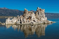 Mono Lake (/ˈmoʊnoʊ/ moh-noh) is a large, shallow saline soda lake in Mono County, California, formed at least 760,000 years ago as a terminal lake in a basin that has no outlet to the ocean.