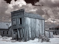 Bodie is a ghost town in the Bodie Hills east of the Sierra Nevada mountain range in Mono County, California, United States, about 75 miles (120 km) southeast of Lake Tahoe.