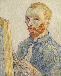 Portrait of Vincent van Gogh (1925&ndash;1928) by <a href="https://www.rawpixel.com/search/vincent%20van%20gogh?sort=curated&amp;page=1">Vincent van Gogh</a>. Original from The National Gallery of Art. Digitally enhanced by rawpixel.