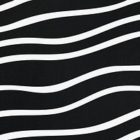 Vintage abstract black white wave pattern background, remix from artworks by Samuel Jessurun de Mesquita
