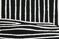 Vintage black stripes patterned psd background, remix from artworks by Samuel Jessurun de Mesquita