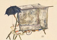 Street Cart (1914) by Egon Schiele. Original painting from The MET museum. Digitally enhanced by rawpixel.