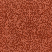 Vintage red botanical pattern background image